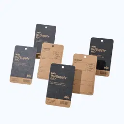 Hang tags and insert cards