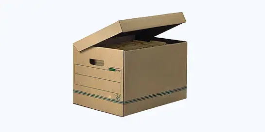 Open file storage box