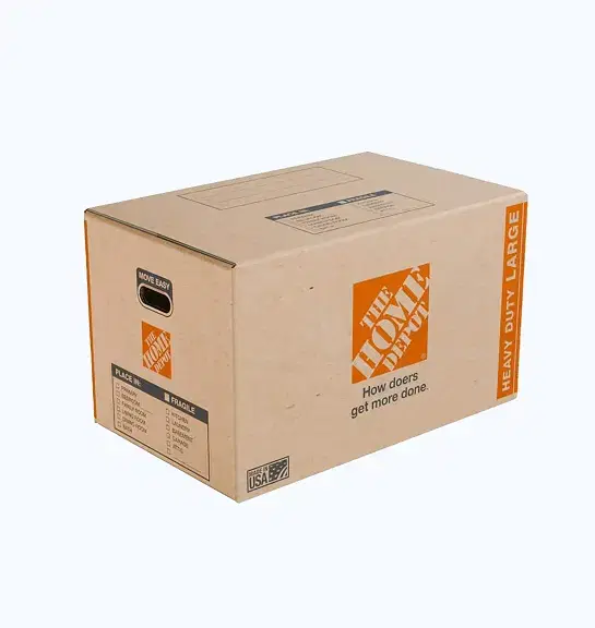 Large Home Depot moving box