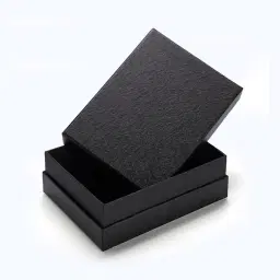 Rigid box with a shoulder and neck
