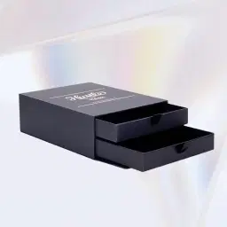 Rigid boxes with drawer-like features