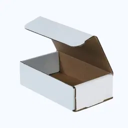 White cardstock packaging