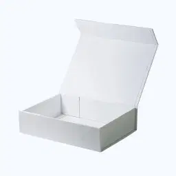 White cardstock boxes