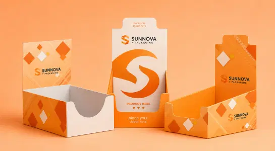 Display Boxes with Dust Flaps
