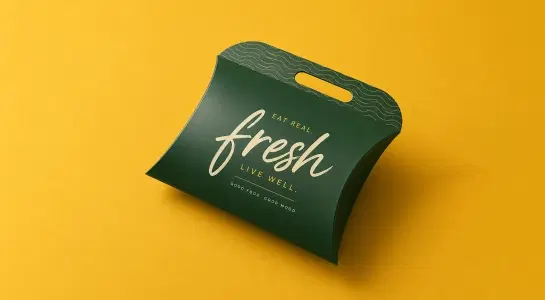Pillow Box with a Handle