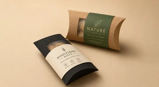 Pillow Box with a Window